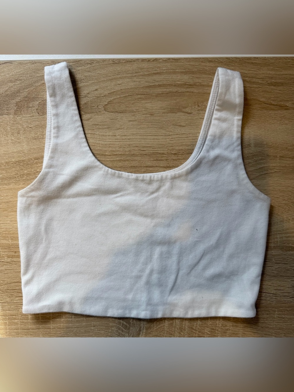 art class White Cropped Tank Top